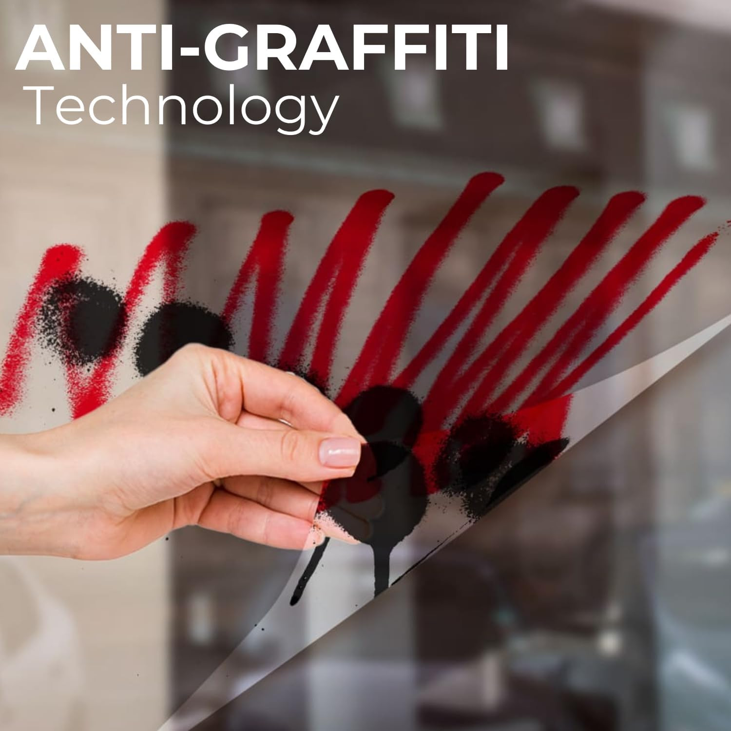 UV 99% Shatterproof Clear Window Film for Home & Office 60″x100