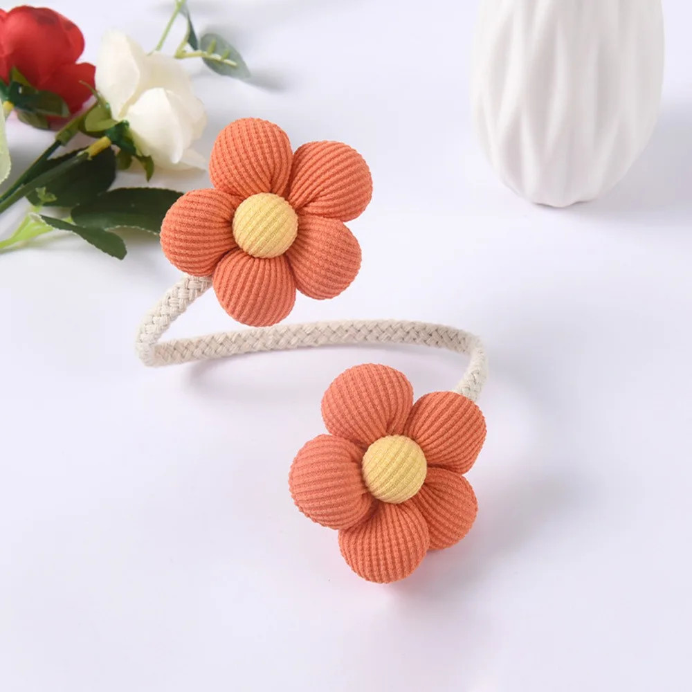 1Pcs Modern Flower Shape Curtain Tieback No Punching Twist Bough Rope Curtain Bu