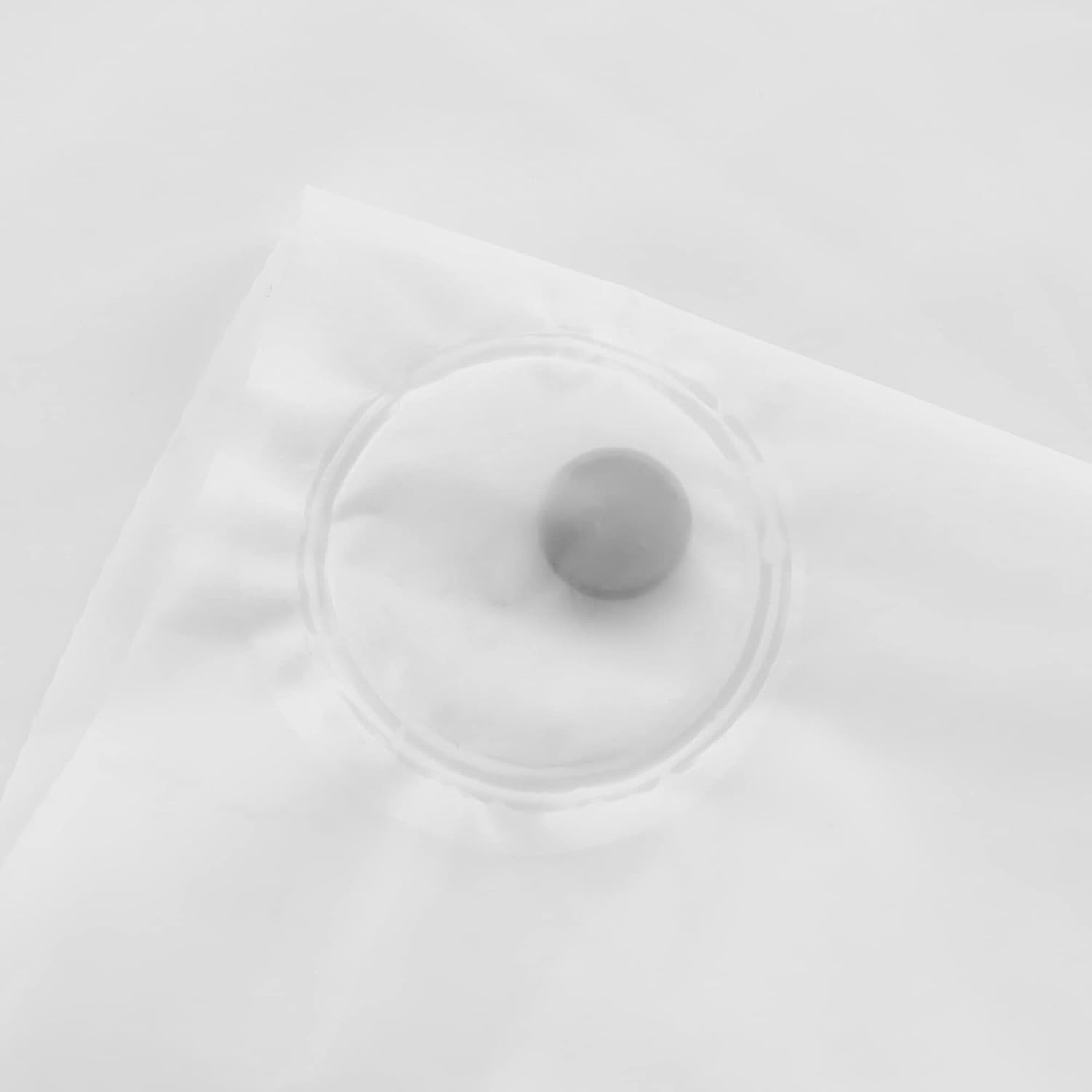 River Dream Plastic(PEVA) Snap in Shower 71″W x 74″L (Pack of 1), White