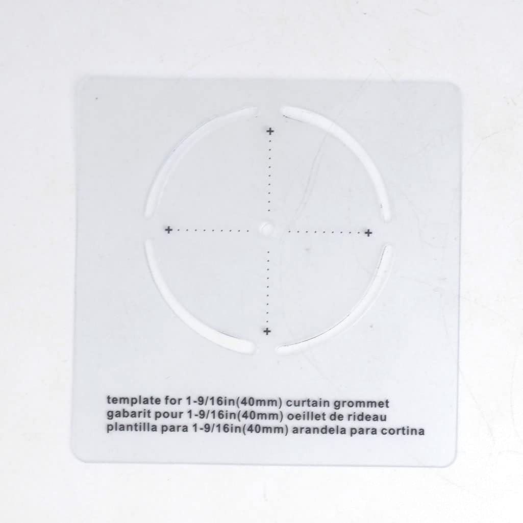 42 Pack Curtain Grommets Inner Diameter 1-9/16″(40Mm) Plastic Curtain Eyelet Rin