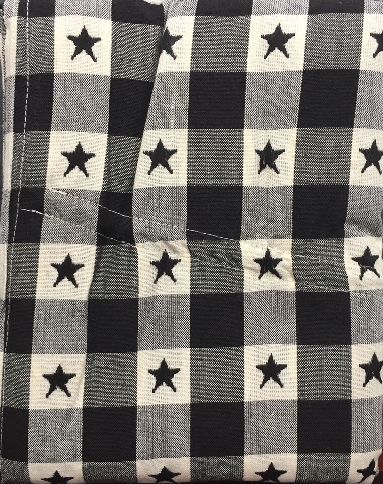 PD Checkerboard Star Gathered Swag