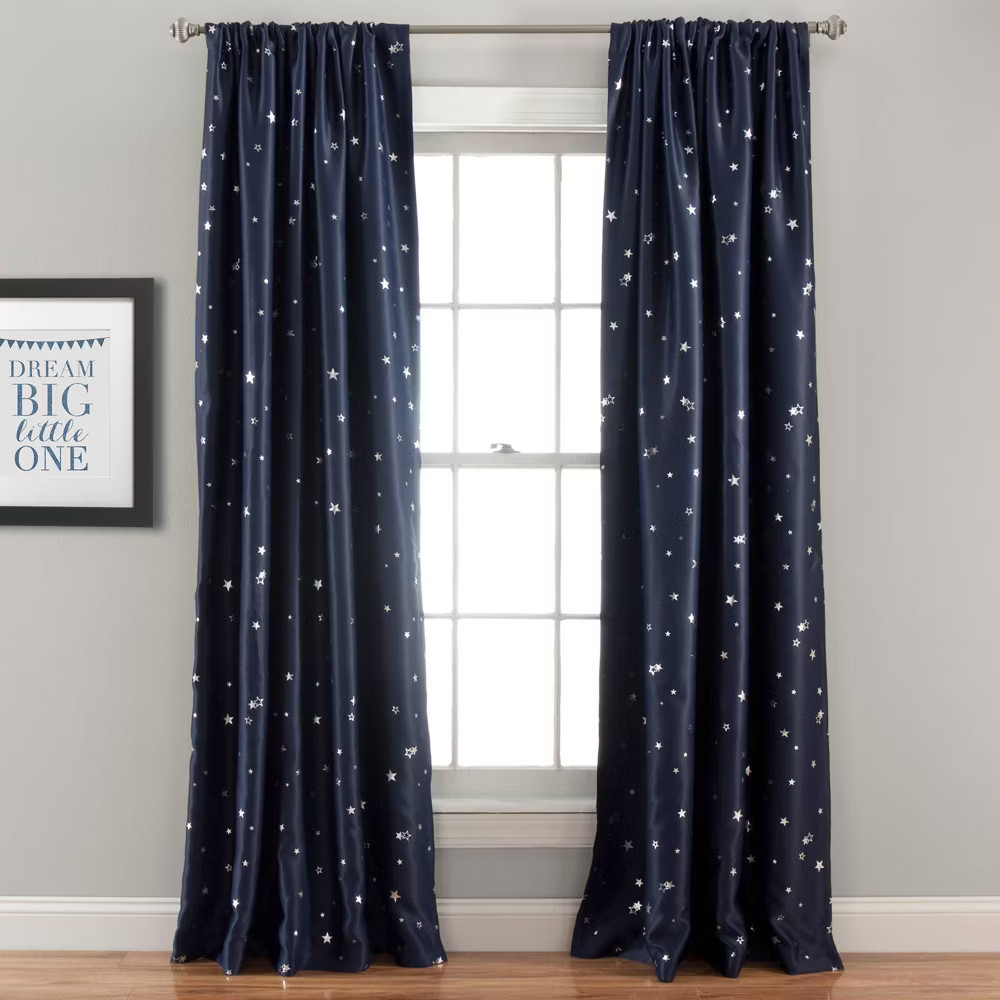 Kids’ Star out Window Curtain Panels – Lush Décor