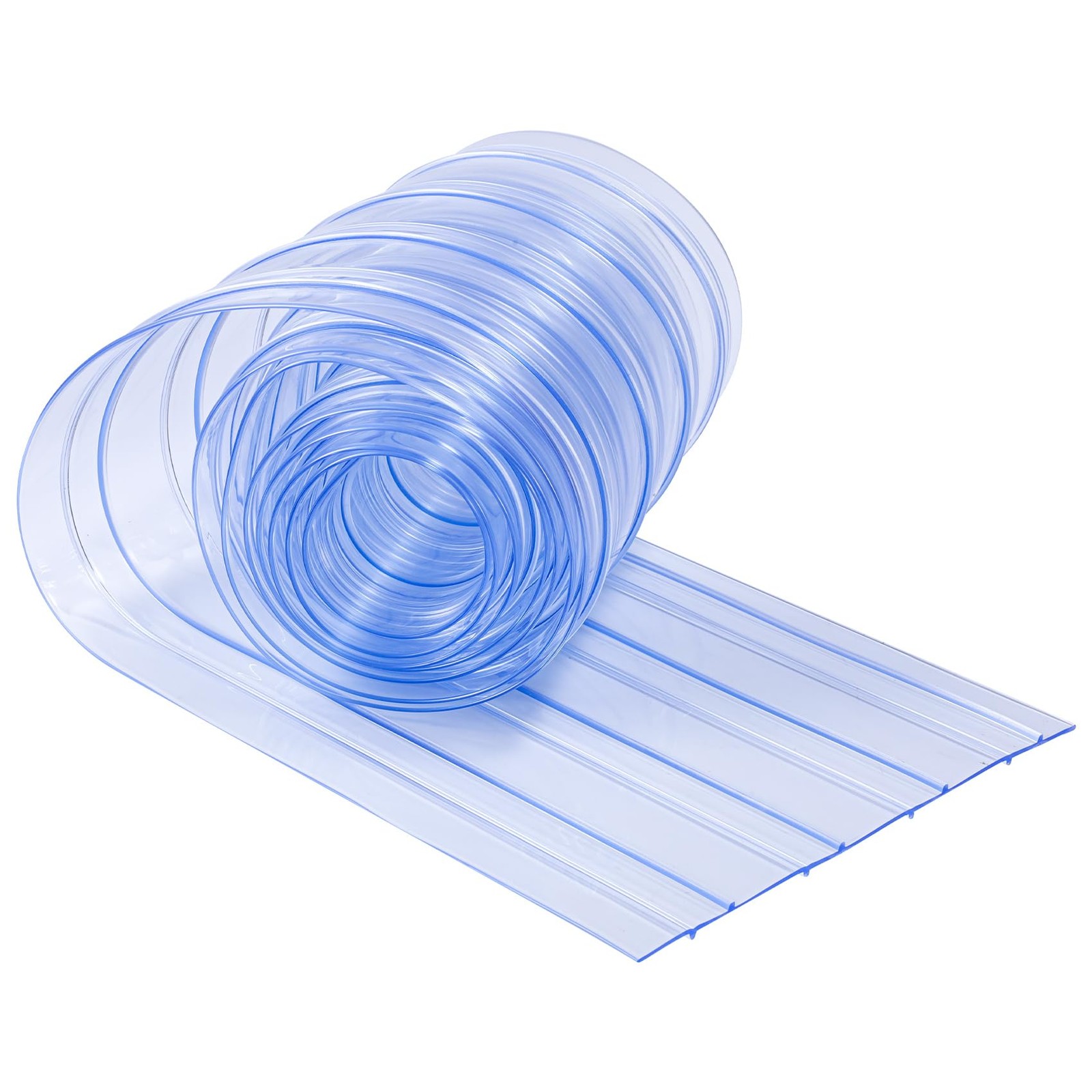 Clear PVC Vinyl Door Strip 8 Inch x 8 Feet Freezer Curtain Replacement 1 PCS