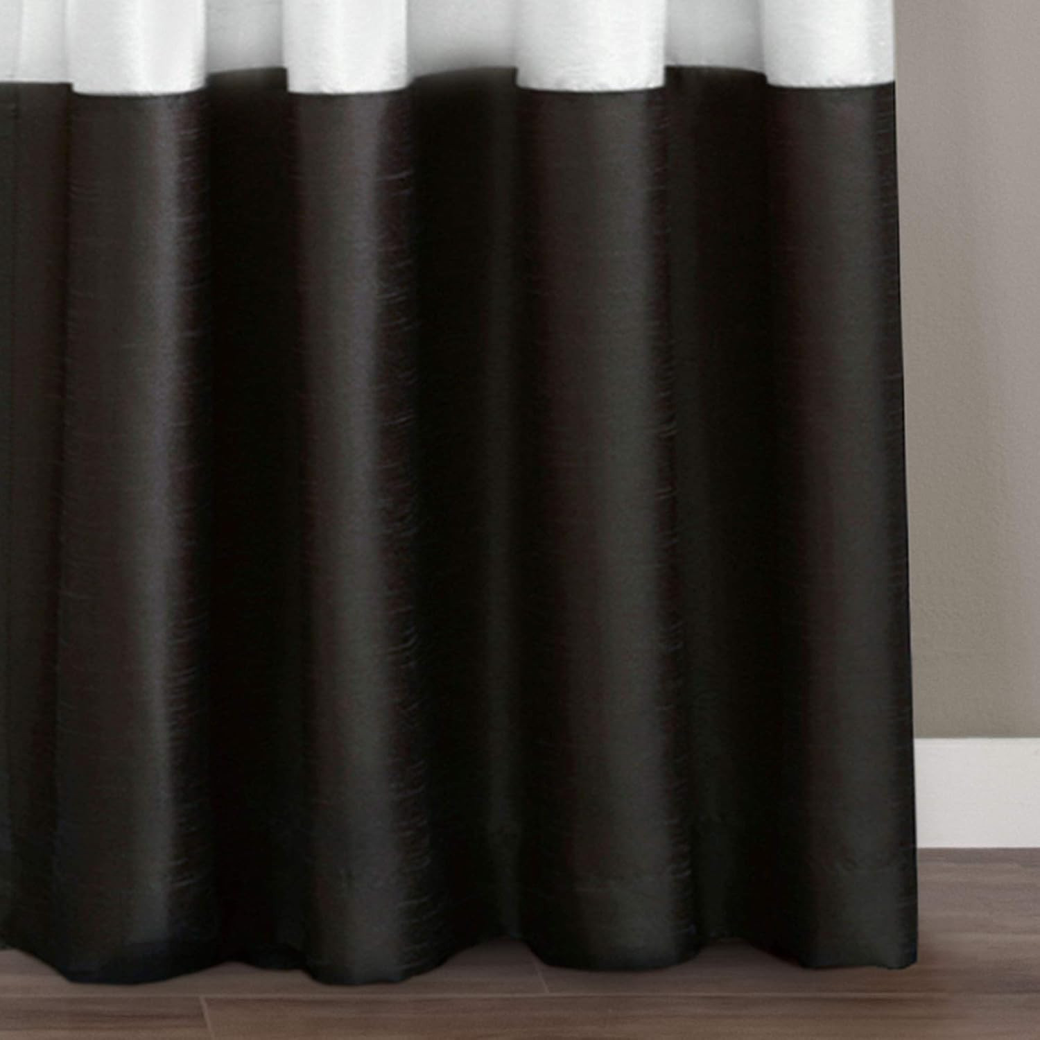 Elegant Black & White Light Filtering Curtains 54″ W X 108″ L – Bedroom & Living