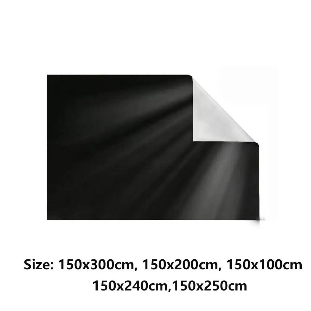UV Block Adjustable Nursery Temporary Curtain Thermal Insulated Window Shade Bla