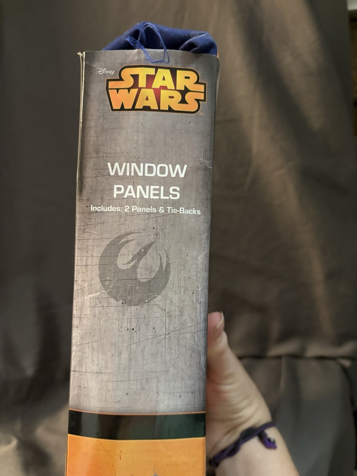 Disney Star Wars Microfiber Window Panels Set of 2 Panels – 42″ x 63″ Each NWT
