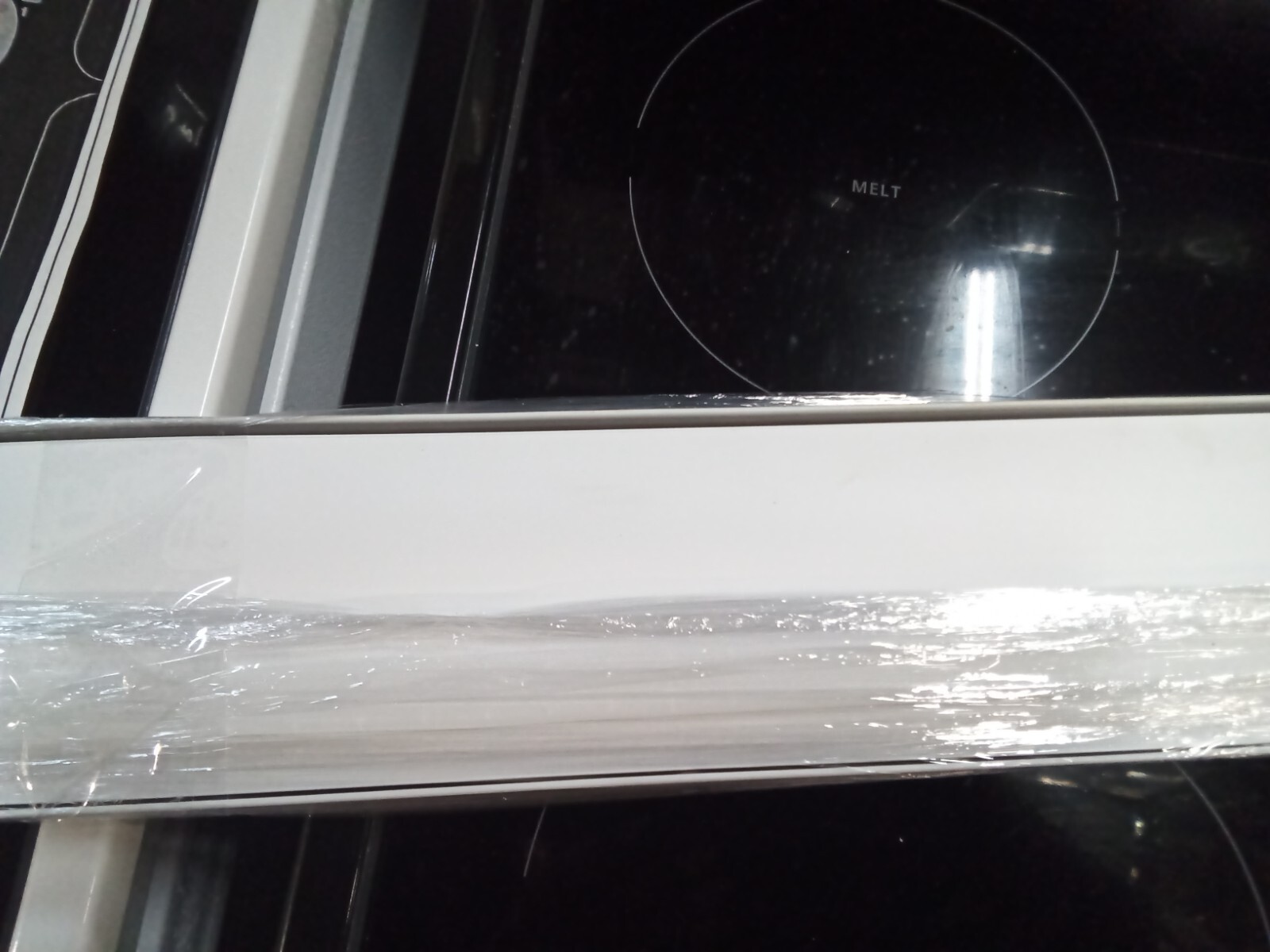 Trim+Go 3.5-in Slat Width 45.5-in x 100-in Cordless White Room Darkening Blinds