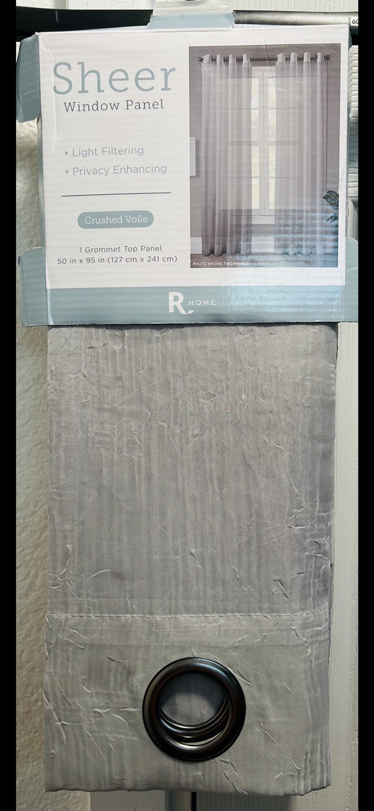 6 Sheer Window Panels