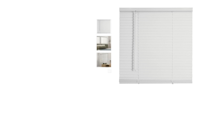 Champion TruTouch Cordless 1″ Vinyl Mini Blind 29″ x 48″ White