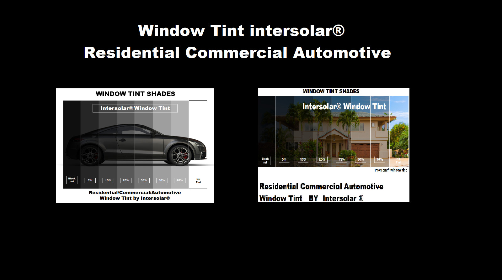 Papel Tornasolado para vidrios y cristales Autos Casas negocios usa Intersolar®