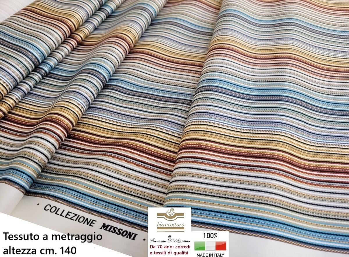Fabric MISSONI by the meter height 140 cm. Furnishing upholstery curtains etc.