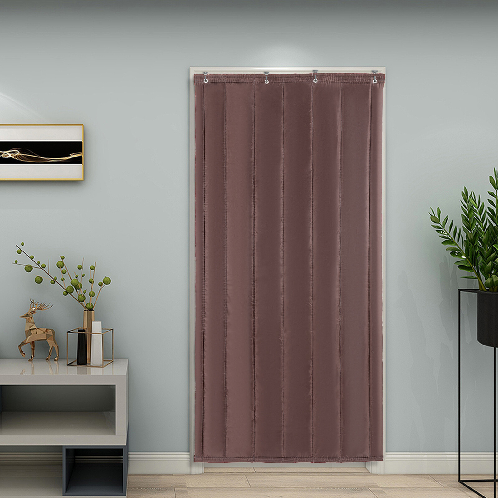 Thermal Insulated Door Curtain Door Curtain Soundproof Blanket, Privacy Curtains