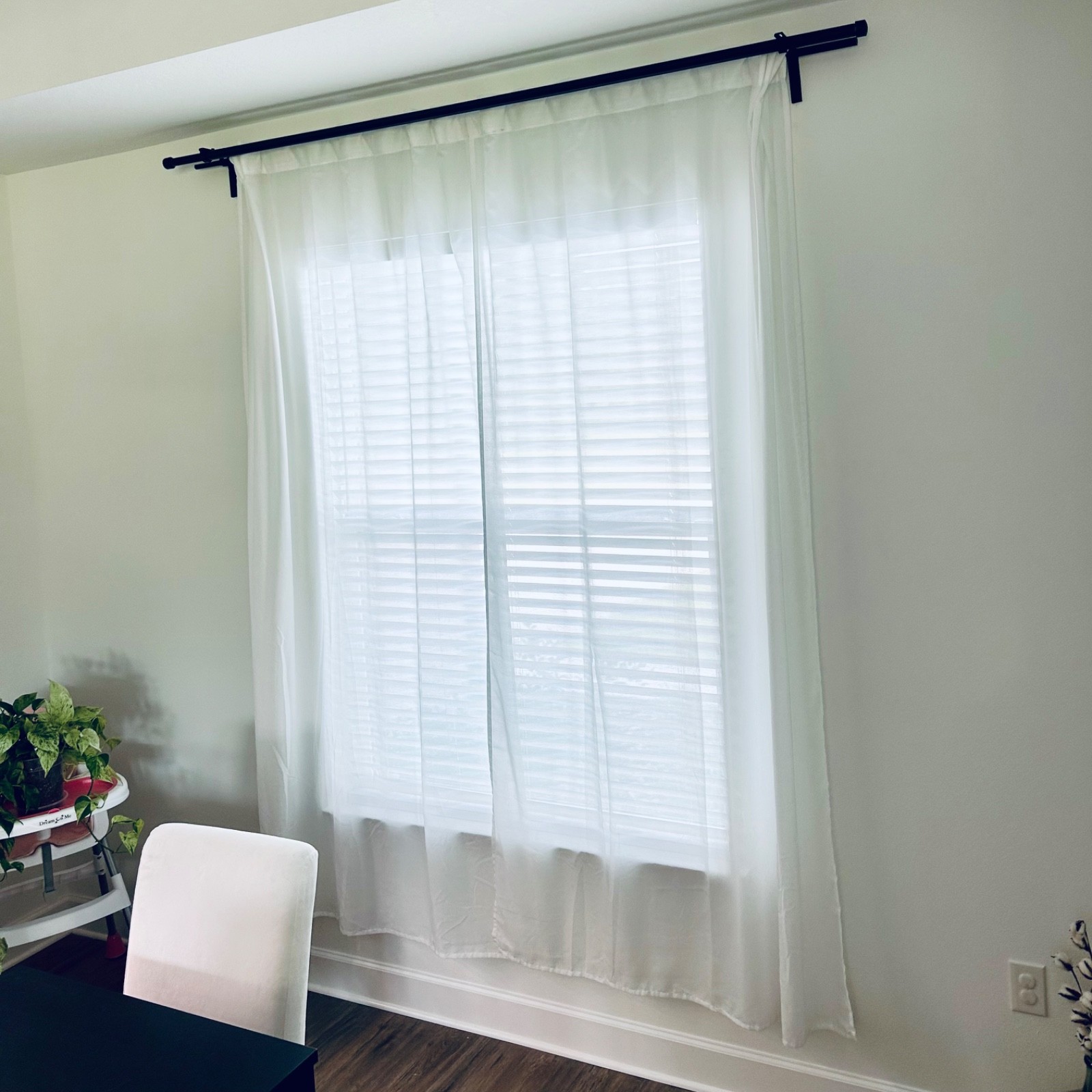 GREAT CONDITION | IKEA Hilja White Curtains 57″x98″ | 8 Panels Total | 4 PAIR