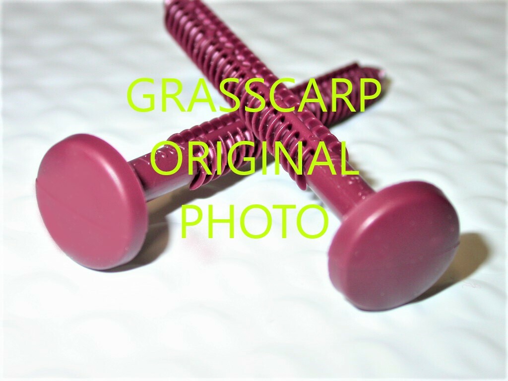 (60+5 FREE) Wineberry Shutter-Lok Fastener/Bulk/Vinyl Shutter/Spike/Nail/Peg