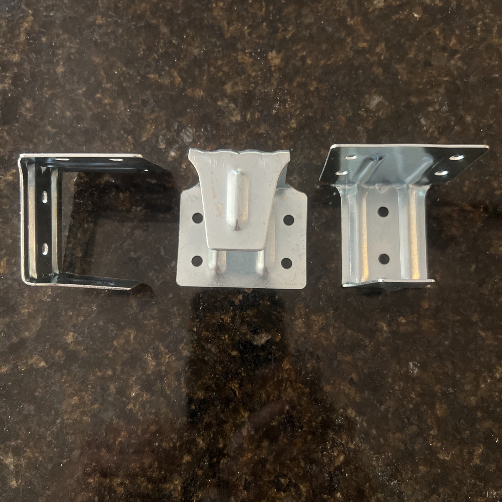 Corded Faux wood blind 1 3/4 inch center supports 3 pack