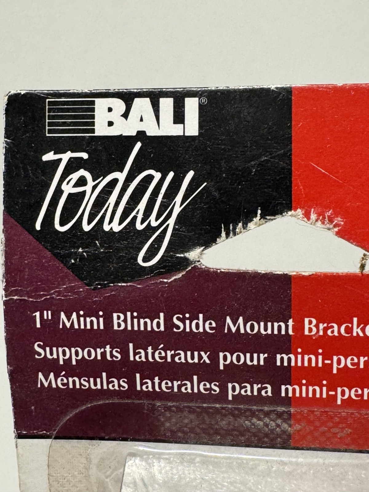 Bali Today Mini Blind Side Mount Brackets 1″ Alabaster