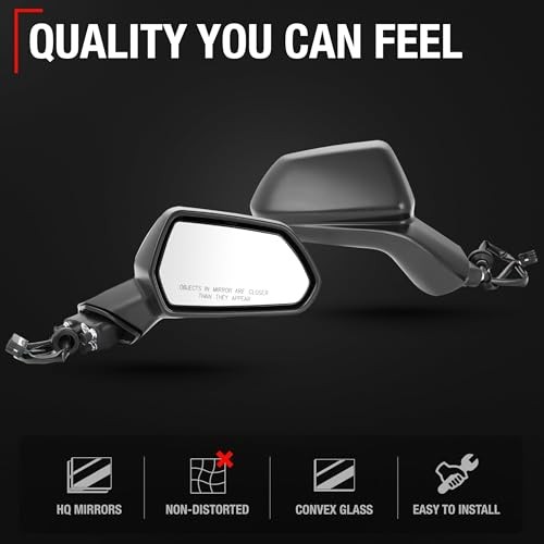 Replacement – Compatible with 2016-2021 Chevrolet Camaro Passenger Side Mirror