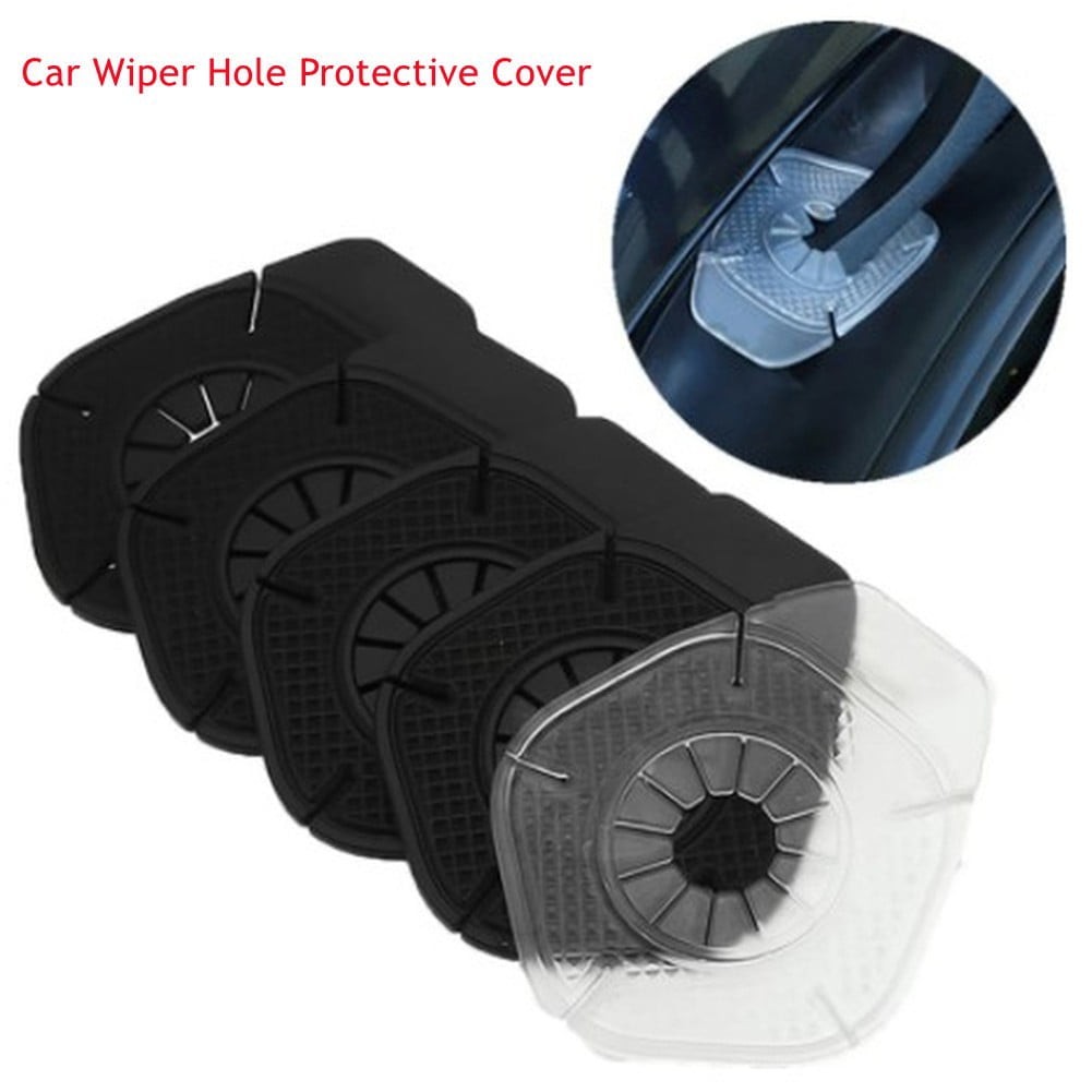 2 Pack Windshield Wiper Cover – Silicone Bottom Hole Protector (Prevents Debris)