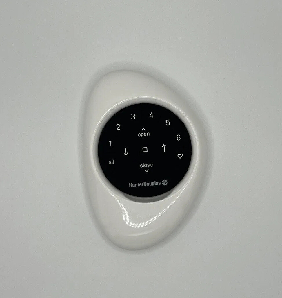 Hunter Douglas Pebble White (NEW) Pebble Only—Powerview Remote Holder