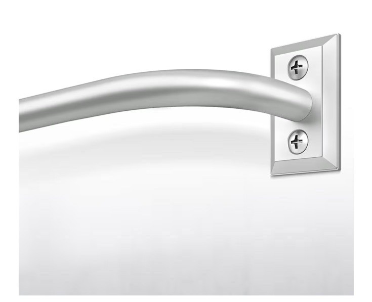 HeiDear Blackout Curtain Rod for Windows 36-72 inch Wrap Around Room
