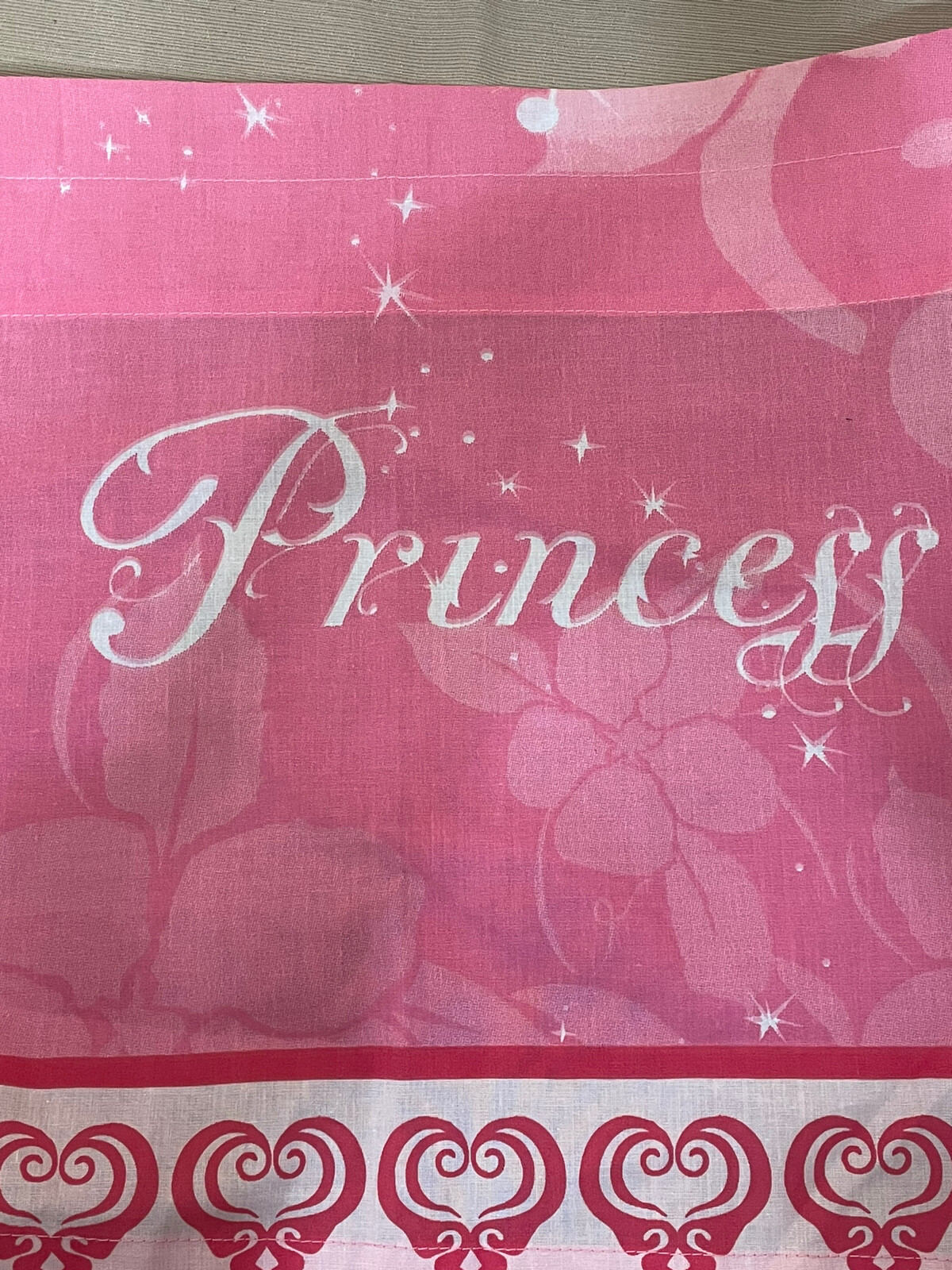 Disney Princess Set Of (2) Pink Decorative Valances 84″ x 17″ New- Open Pack
