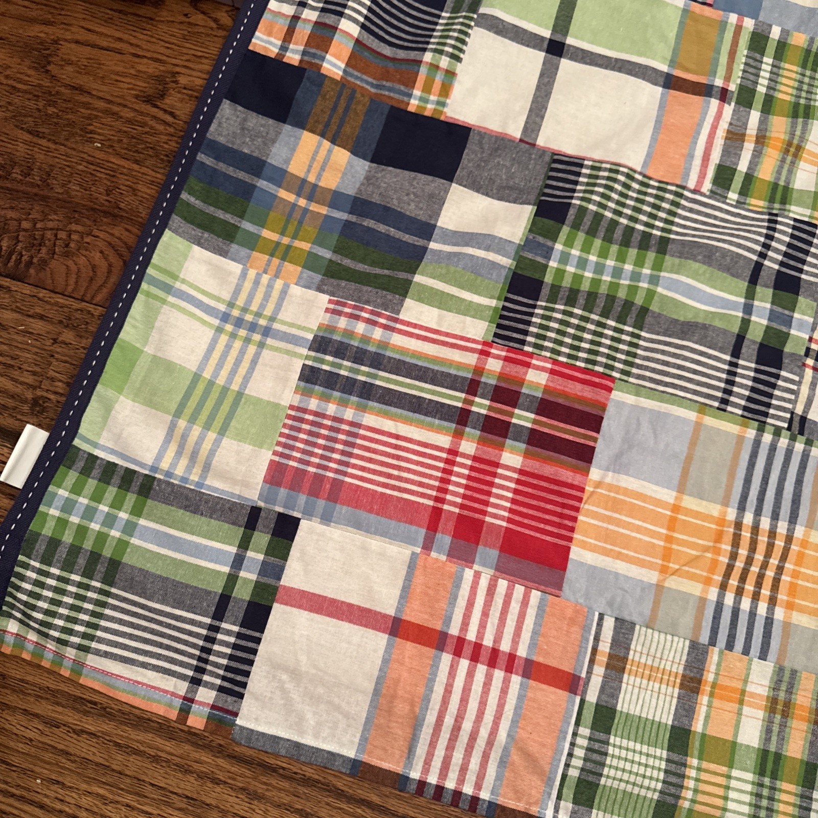 Pottery Barn Kids Madras Cotton Plaid Blackout Curtains Set (2 Panels) 44”x 84”