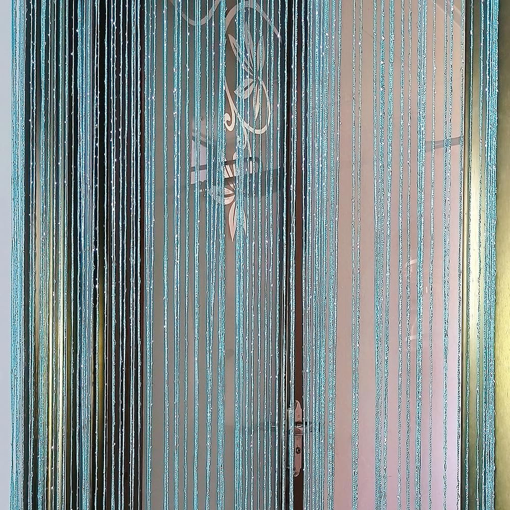 Home Decor Sequin Curtain for Doorway,Door String Curtains, 39X79 Inch Hanging,C