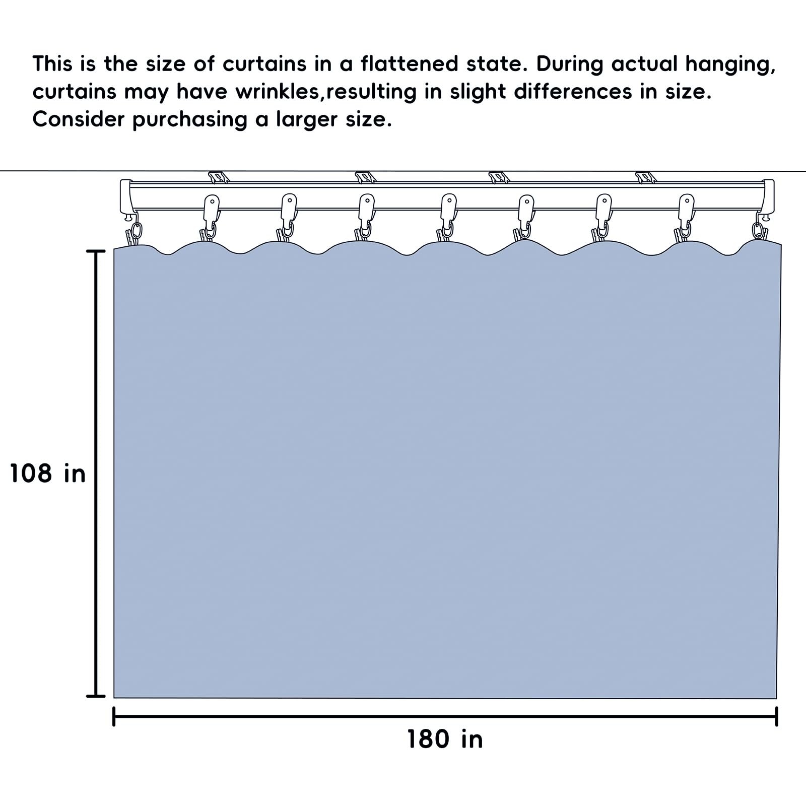 Makefeile Room Divider Curtains Flexible Ceiling Tracks Setblackout Curtain