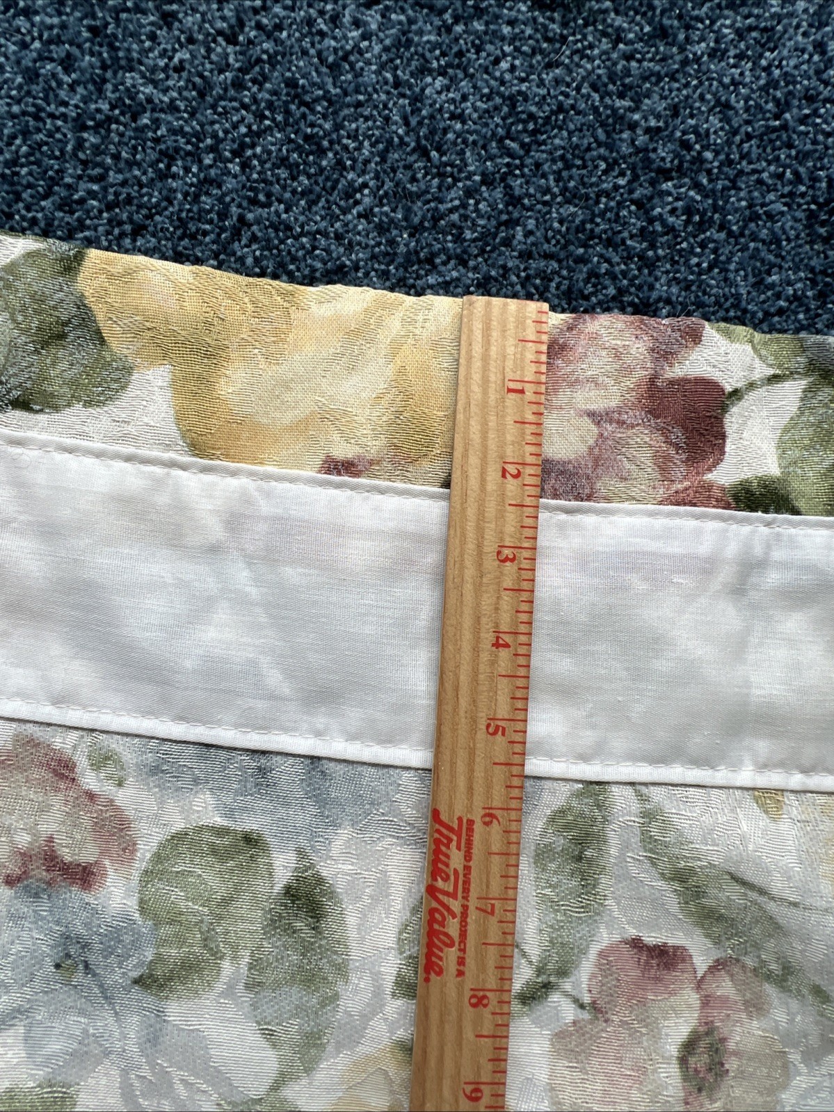 VTG Burlington Window Valance 82”x21” Textured Braided Piping Edge Elegant ￼