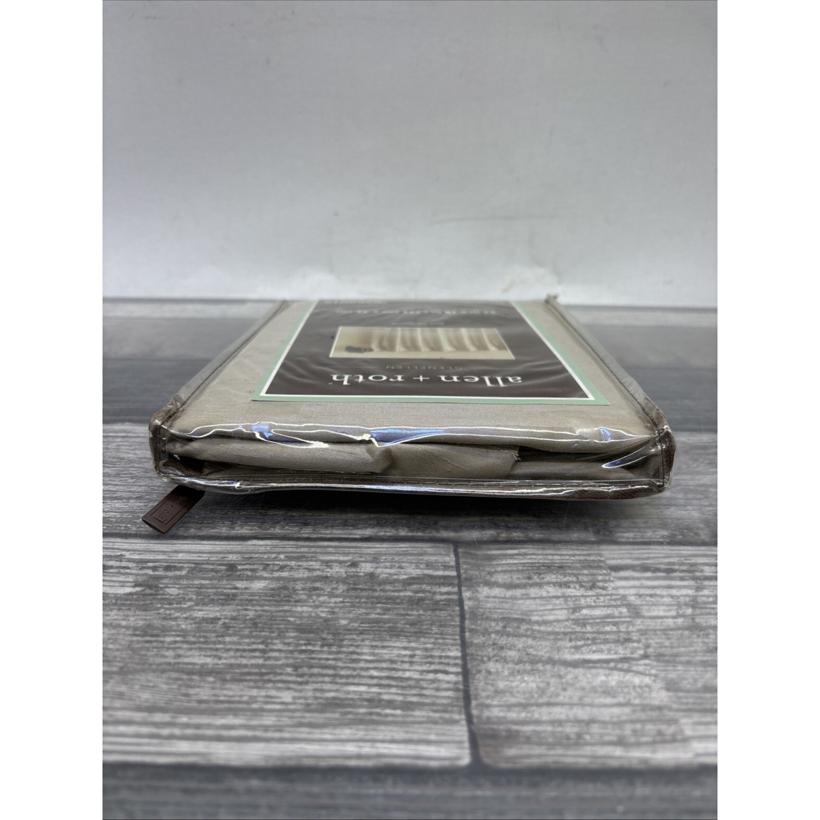 Allen & Roth Back Tab Valance Sand New, Single Valance #0569015 {9}