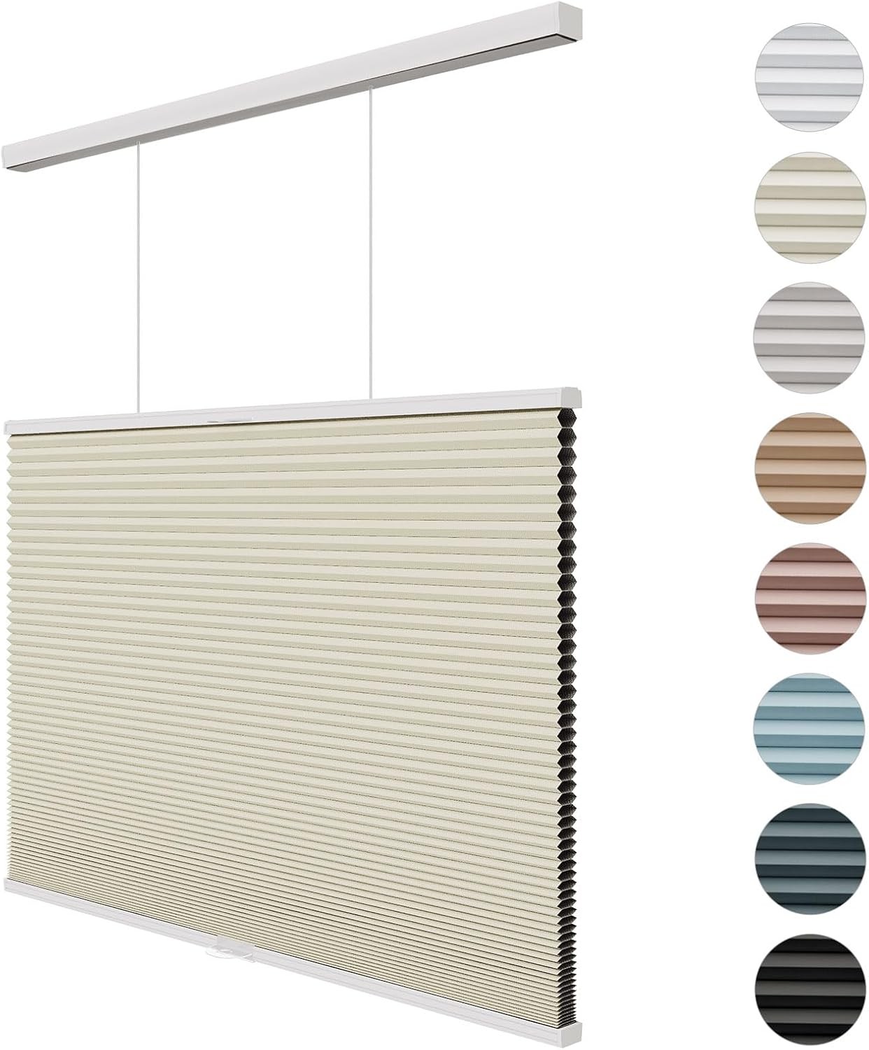 Changshade Cordless Blackout Cellular Blinds Top-Down Bottom Up Honeycomb Blinds