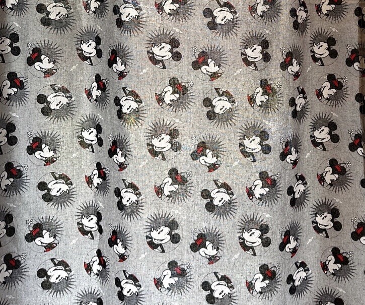 Kids Room Curtain Topper Mickey Minnie Valance Home Decor,42″W x 14″L