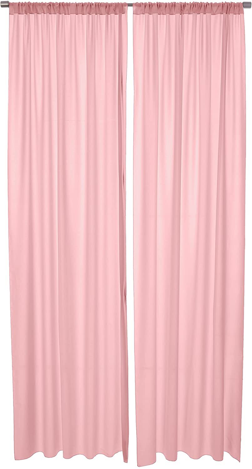 2 pcs 10 feet x 8 feet Polyester Backdrop Drape Curtains Panels