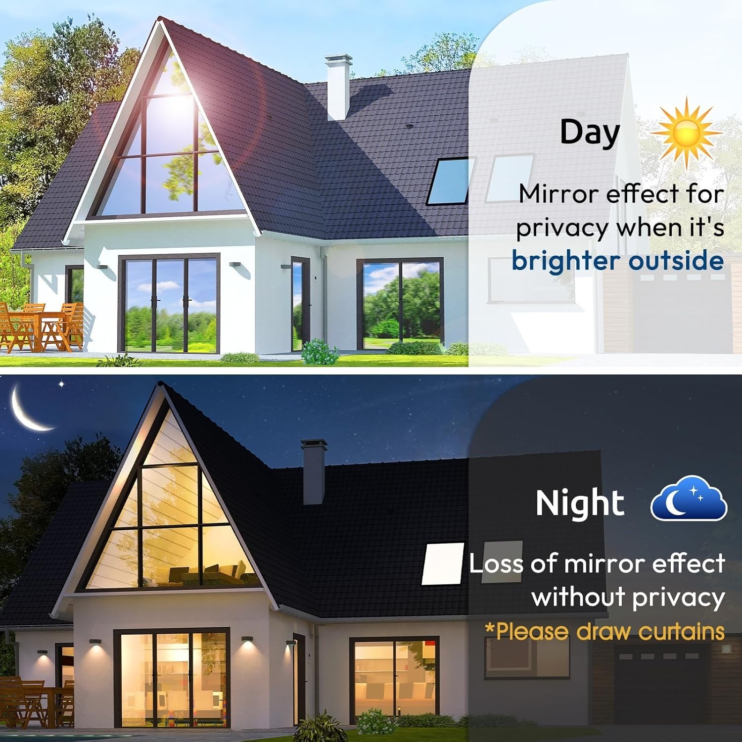 Removable Static Cling Window Privacy Film 17.5 in x 6.5 ft – Easy Installation
