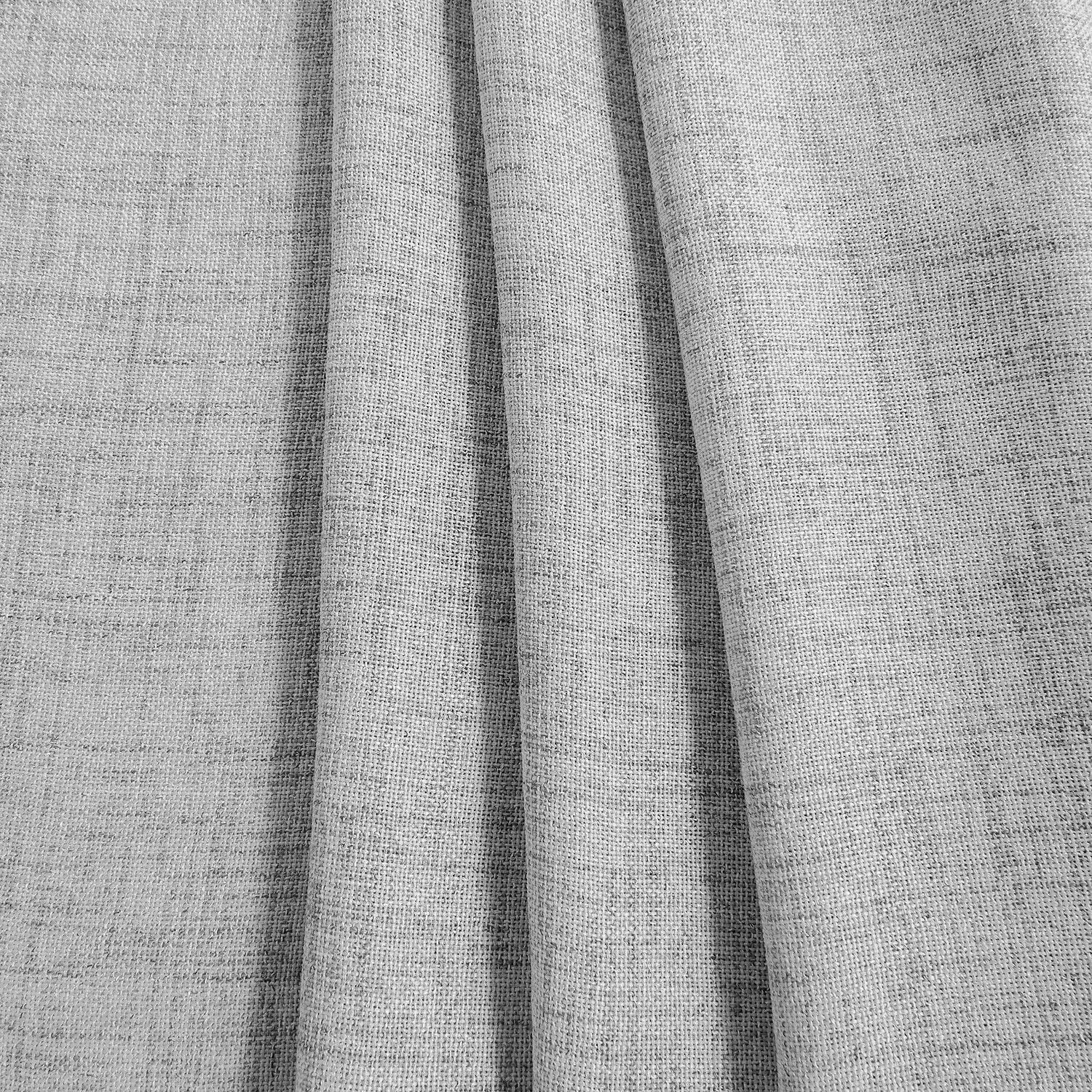 2 Panel Semi Sheer Curtains Cotton Linen Window Drapes Boho Living Room Decor