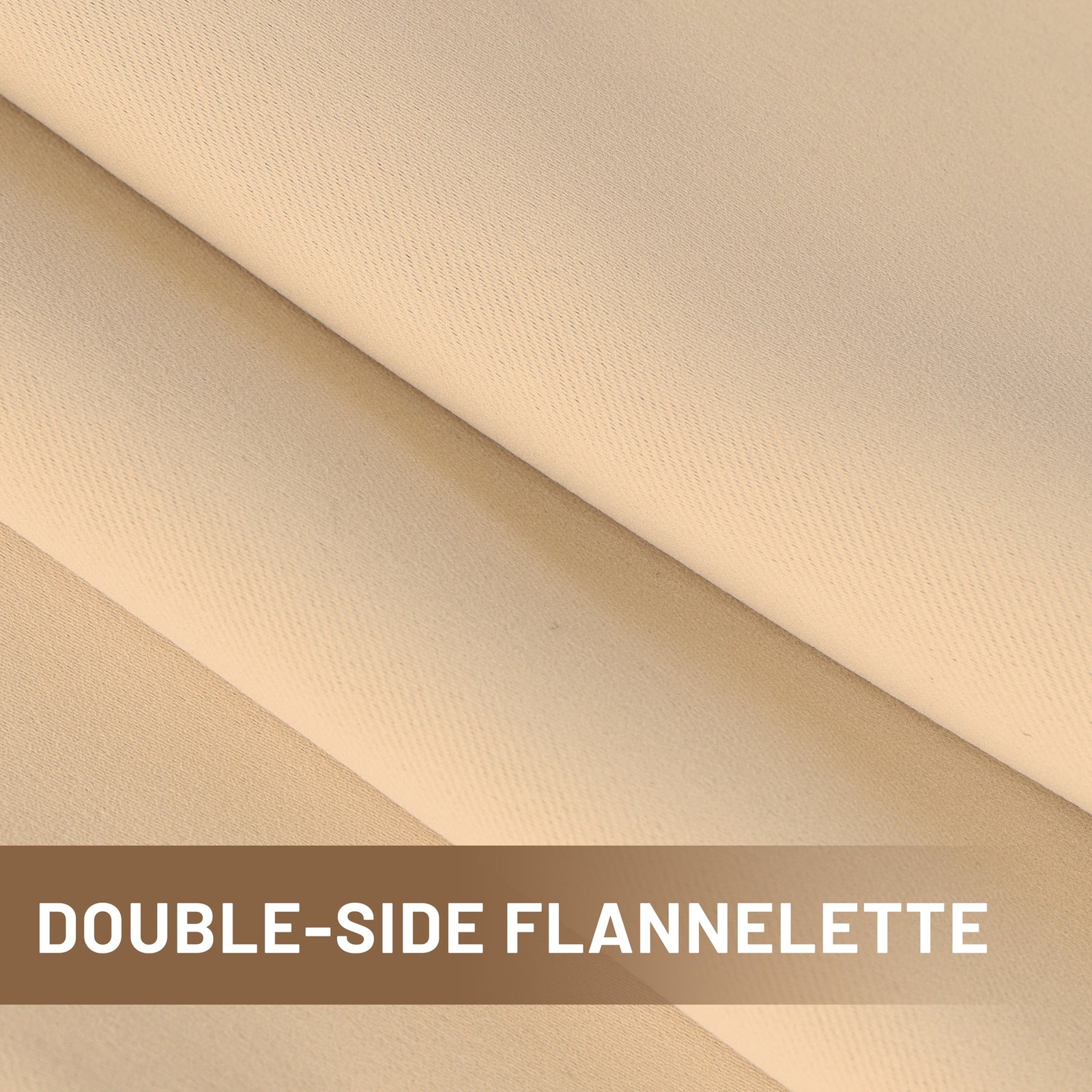 Single Panel Outdoor Patio Curtains – Premium Flannelette,Waterproof Outside Use