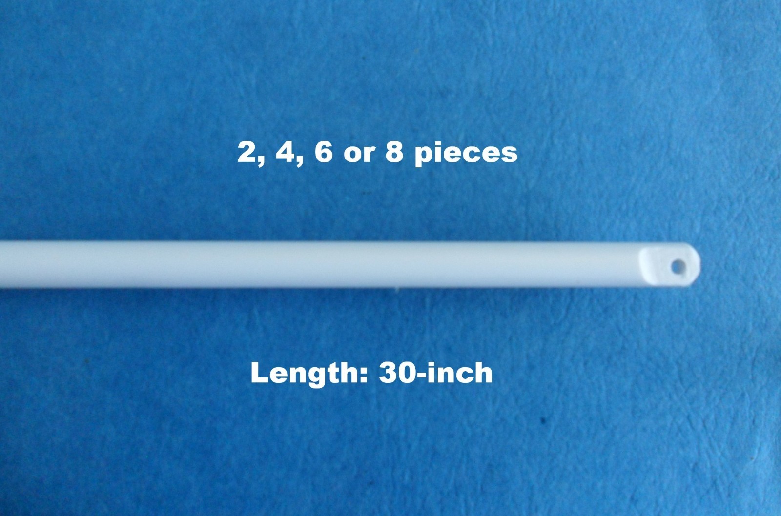 30-inch Window blinds wand replacement with built in wand tip 2, 4, 6 or 8 pcs