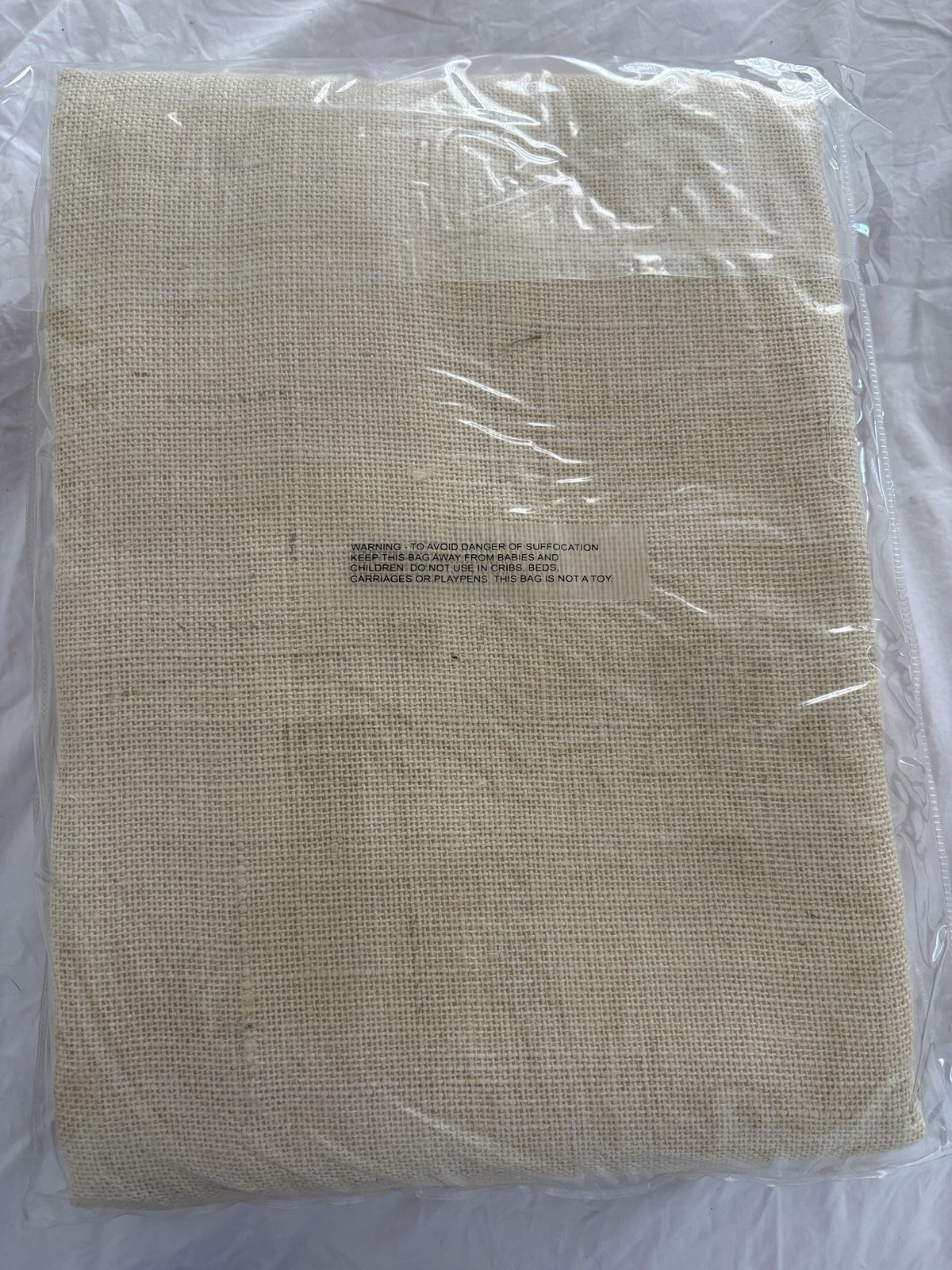 NEW Ballard Designs Basic Ivory Burlap Curtain Panel 84″ (7 Avail)