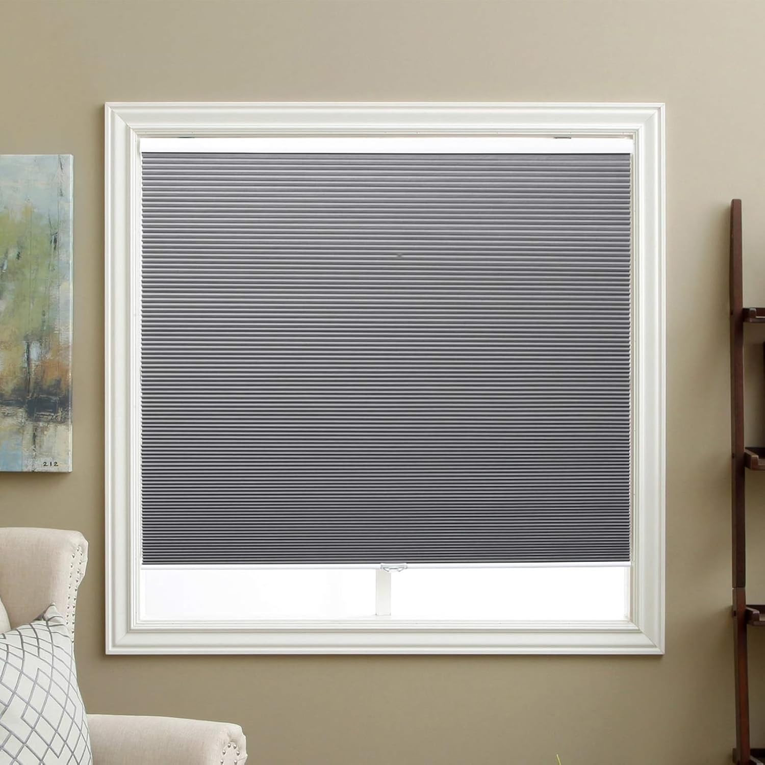 Blackout Cellular Shades Cordless Blinds Window Shades for Home, 22W x 48H, Cool