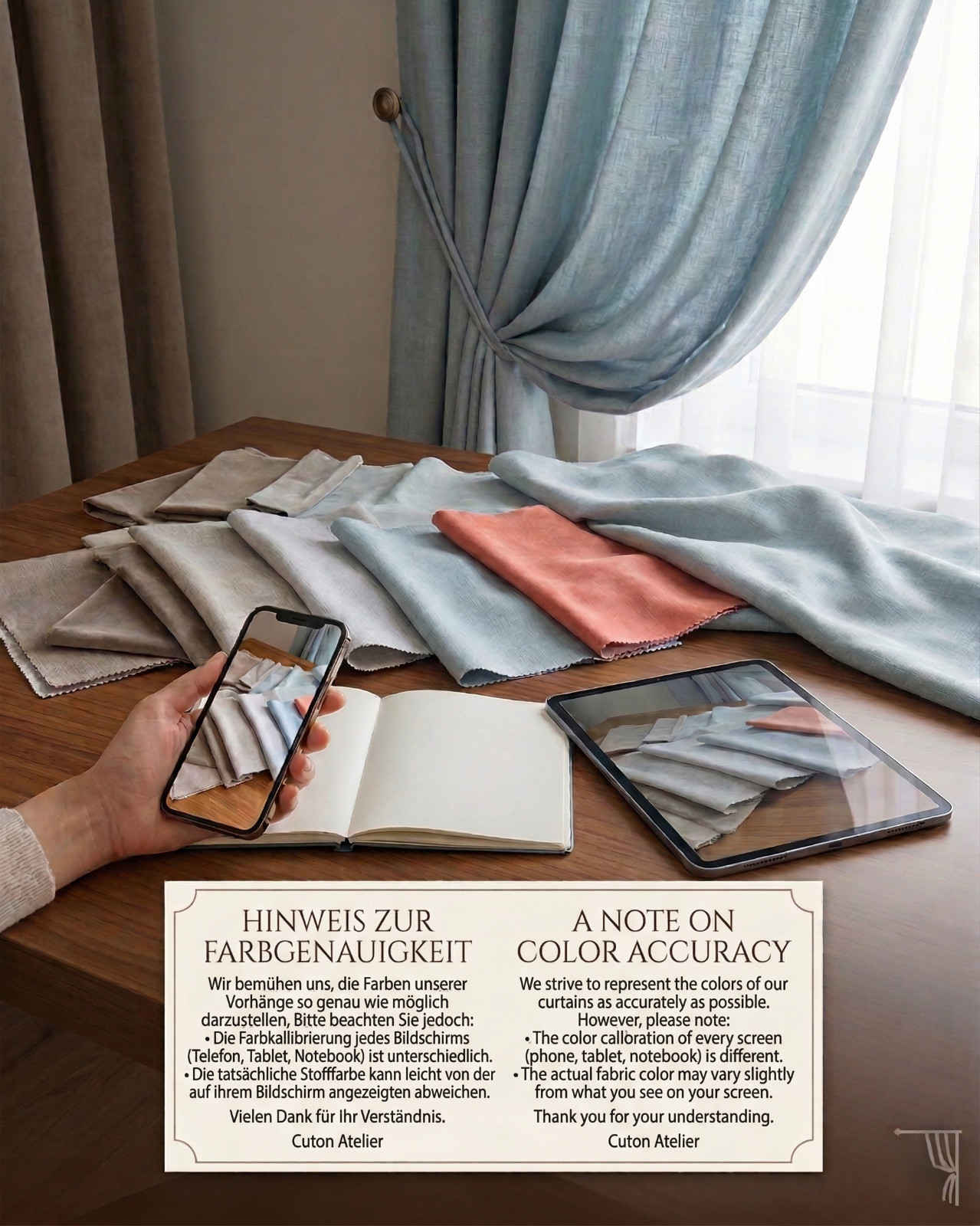 Custom Linen Look Sheer Curtains Textured Rustic Boho Window Drapes Panels