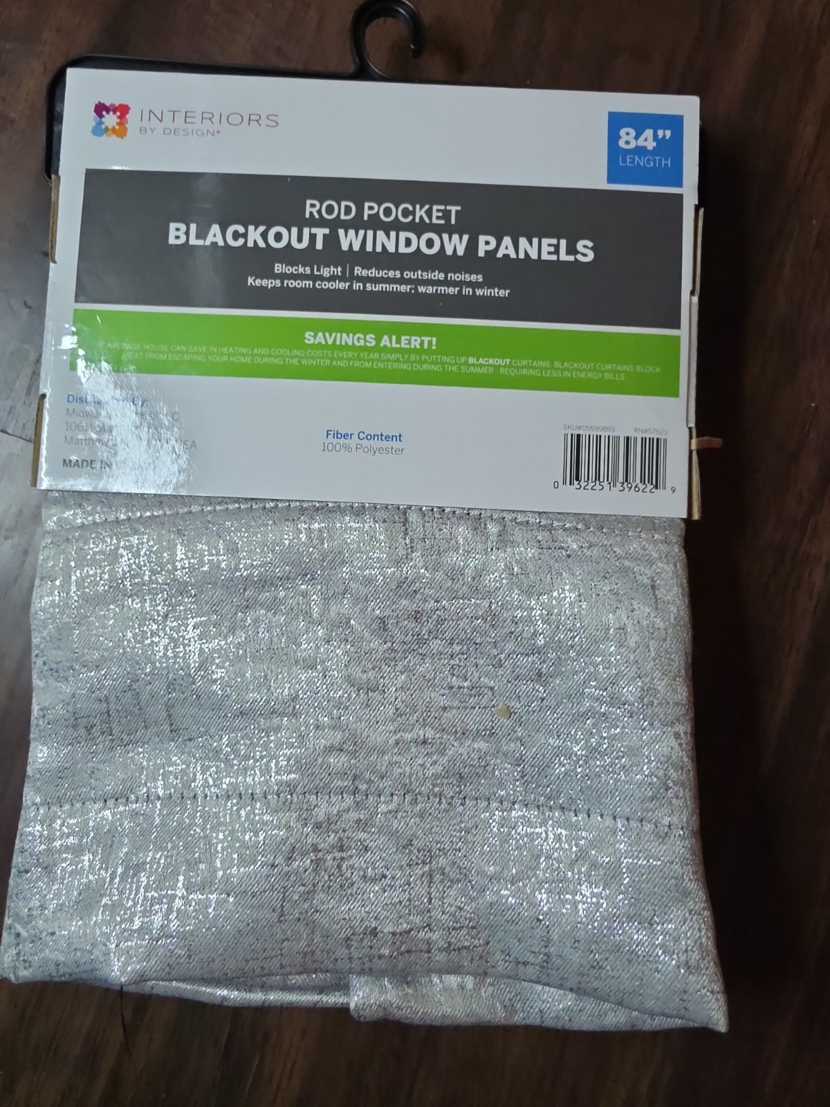 True Blackout Window Panel 84×28 Interior By Design 2 Panels Energy Efficiency