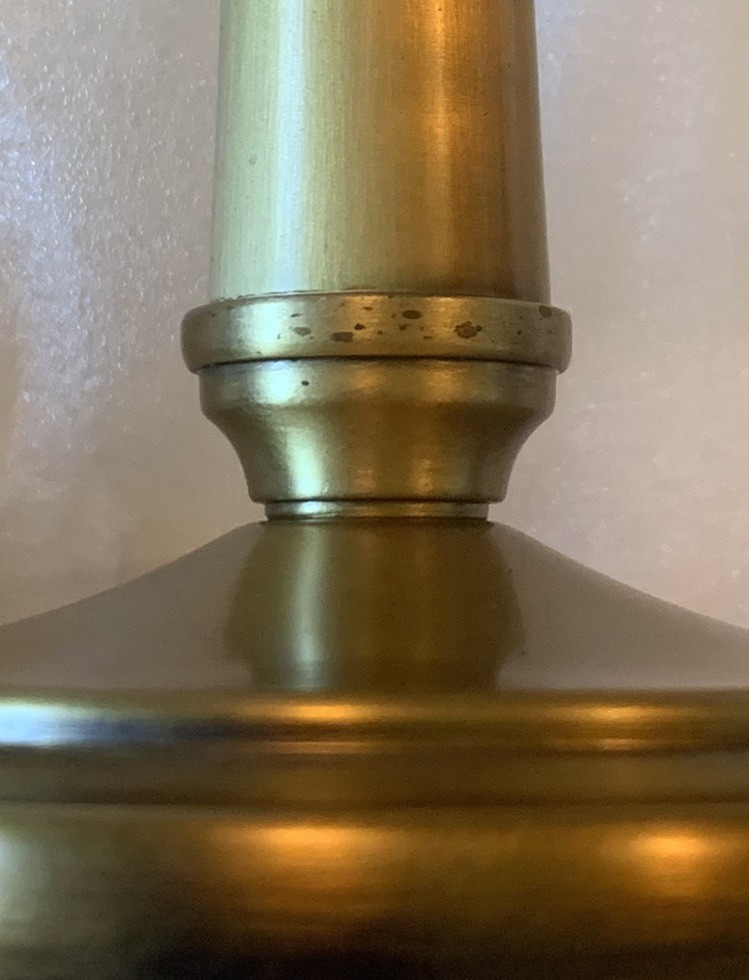 Restoration Hardware Estate Curtain Brackets MEDIUM 1-1/4” Burnished? Brass RH