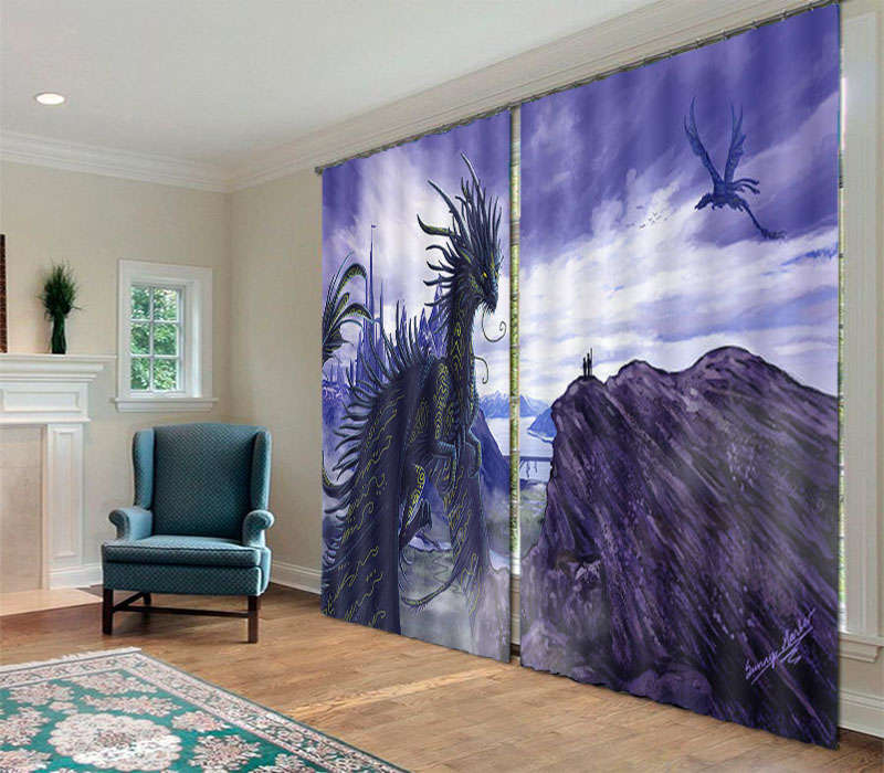Some Magical Sceneries 3D Curtain Blockout Photo Print Curtains Fabric Window