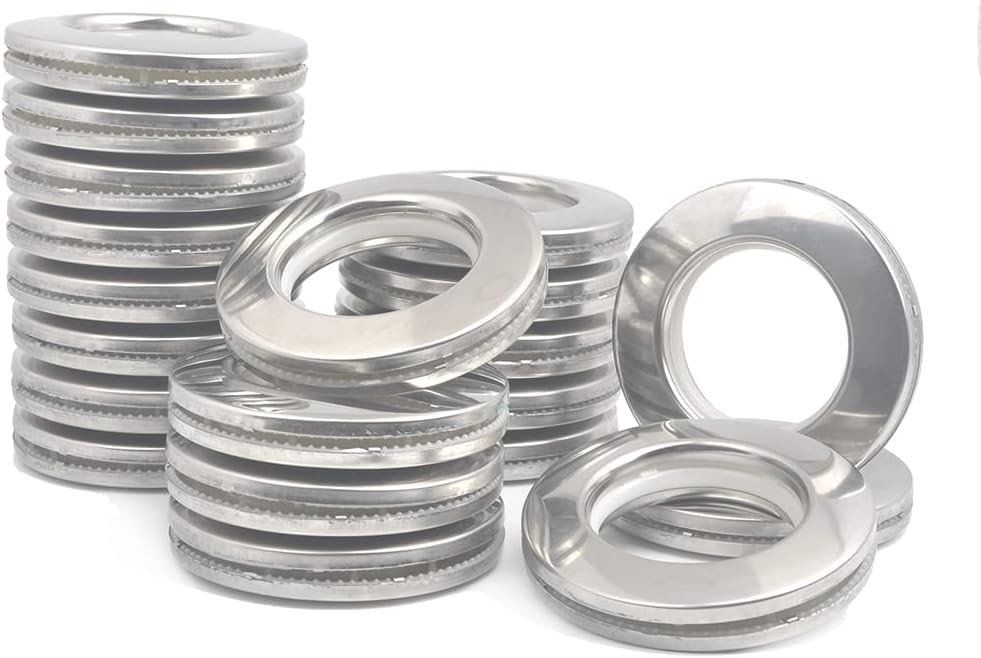 Curtain Grommets Surface 20 pcs Stainless Steel Metal Curtain Eyelet Rings Inner