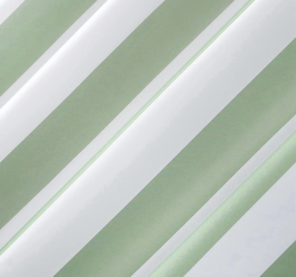Outside Green Stripe Curtain Panels – Set Of 4 Panels Total NEW
