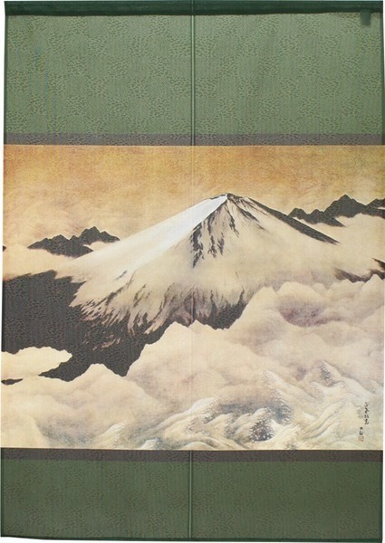 Made in JAPAN Japanese Art Noren – Home Decor & Window Curtain 85x120cm Mountain