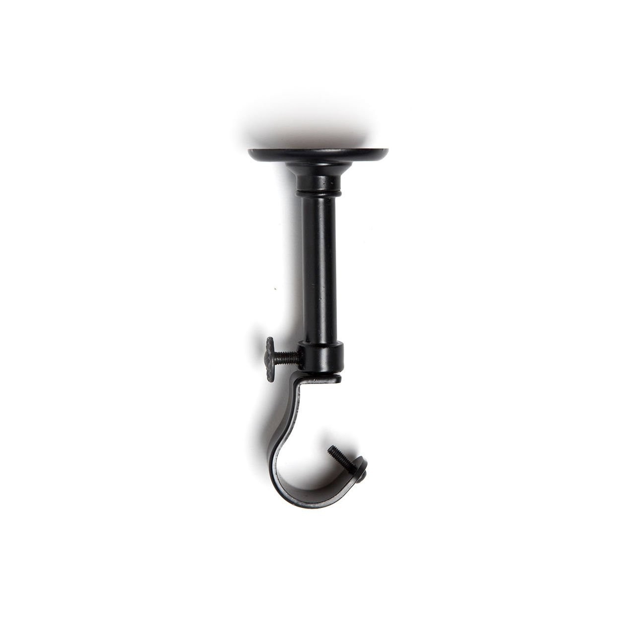 Ceiling Mount Rod – Heavy Duty Room Divider – Black
