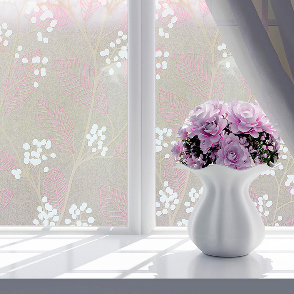 78″ Privacy Frosted Window Film Glass Stickers Self Adhesive Bathroom Home Decor
