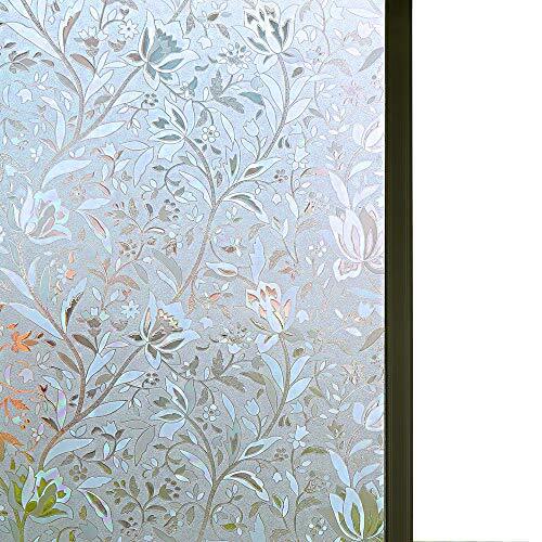 Excellent Quality 3D Static Cling Window Film Self adhesive 17.7″ x 78.7″ Pure