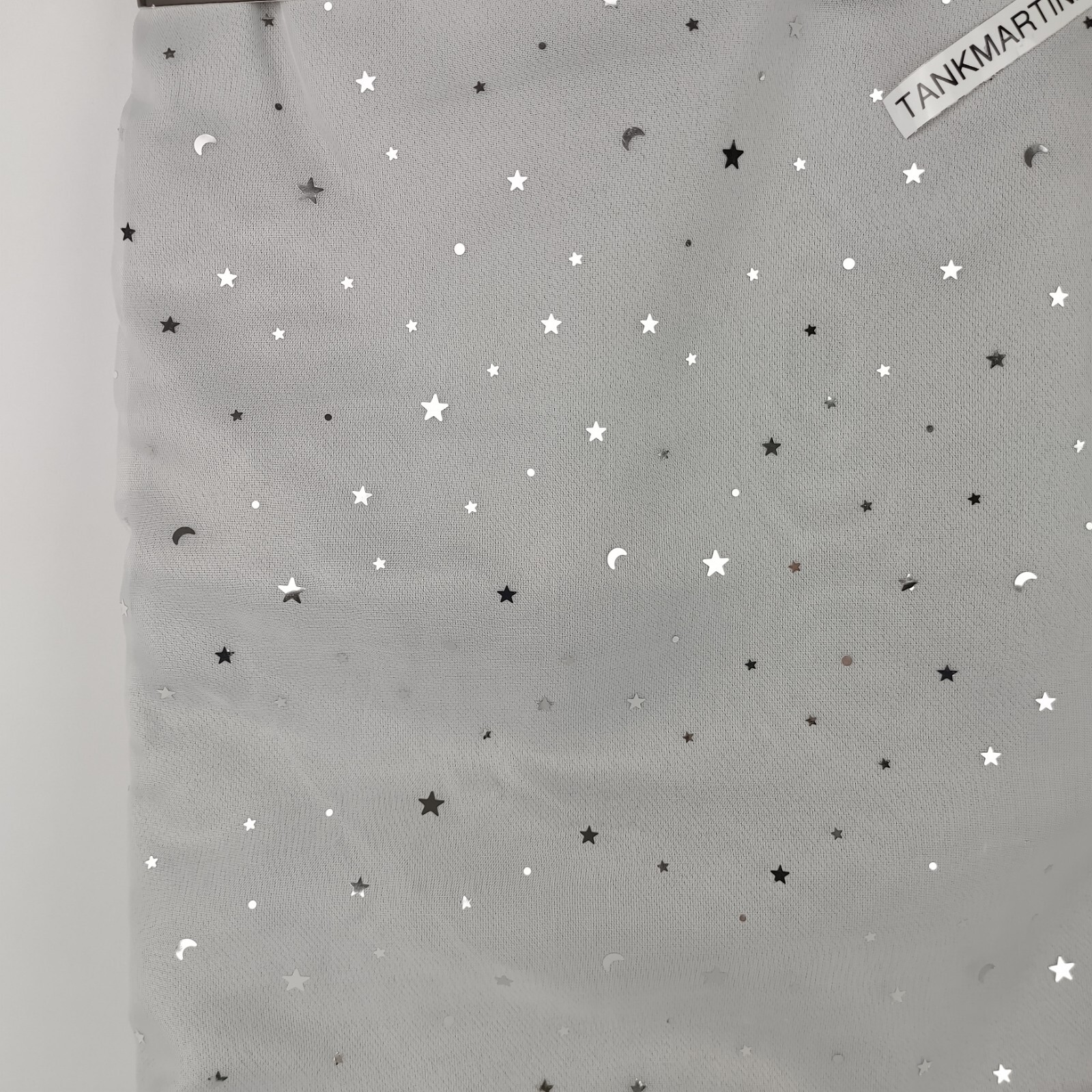 Juicy Couture Melody Night Star, 2-Pack Room Darkening Curtains, Gray & Silver